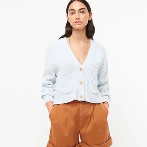 Jcrew Cropped Beachy Cardigan